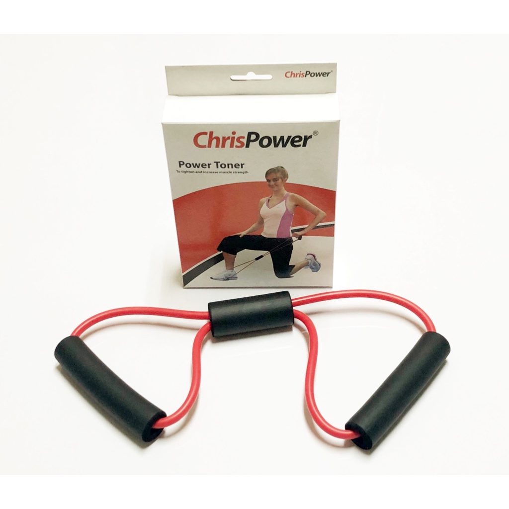 chrispower-power-toner-ยางยืดออกกำลังกาย-red-light-สีแดง