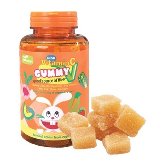 Maxxlife Veggie Gummy Vitamin C แม็กซ์ไลฟ์ กัมมี่ วิตามินซี วุ้นเจลาตินสำเร็จรูป ผสม ผักรวม 5 ชนิด ขนาด 48 เม็ด (03648)