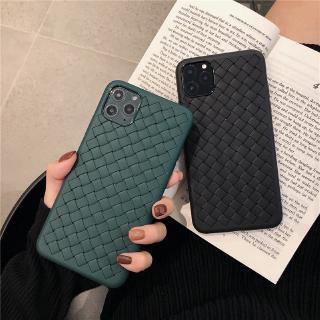 เคสโทรศัพท์มือถือแบบนิ่ม กันกระแทก ลายสาน สําหรับ iPhone 12 Pro Max 14Pro 14 Plus 12 13 Pro 11Pro 11 13 Pro Max 8 7 6 6s Plus X XS XR XSMax 11 Pro Max SE 2020 13 Mini