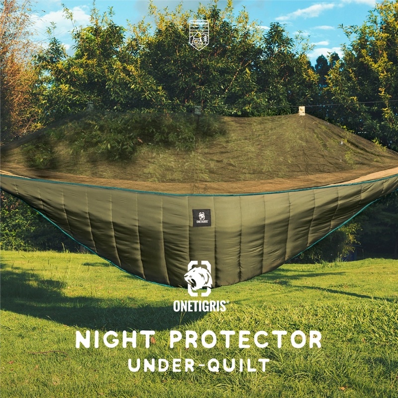 night-protector-under-quilt-onetigris-ถุงนอนสำหรับเปลนอน-สี-od-green-เฉพาะถุงนอน-ไม่รวมเปล-ce-dsd01-od