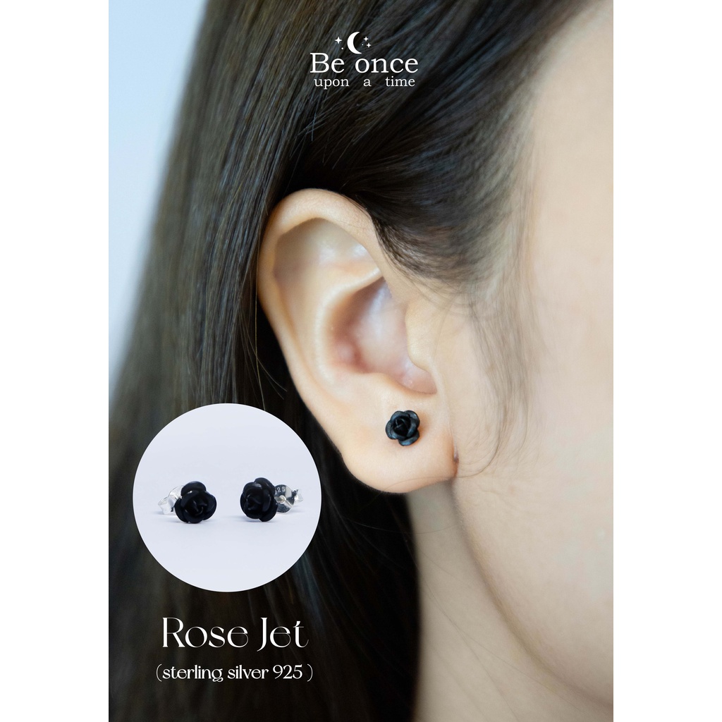 ต่างหูเงินแท้-925-รุ่น-rose-jet