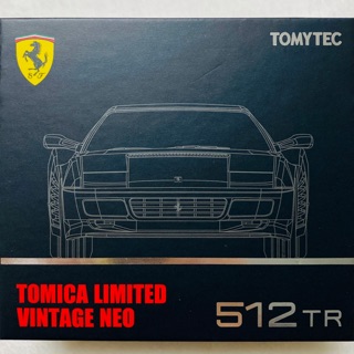 Tomica FERRARI 512 TR (Black สีดำ) Tomica Limited Vintage  Neo กล่องTOMYTEC