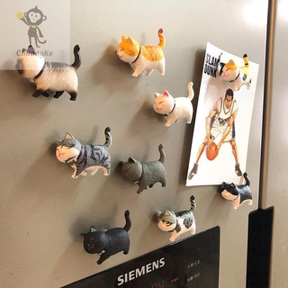 แม่เหล็กติดตู้เย็น แม็กเน็ต 3D 3DMagnet แม้กเน็ทเรซิ่น ✽แมวน่ารักตู้เย็นสติกเกอร์แม่เหล็กสติกเกอร์สร้างสรรค์สติ๊กเกอร์ติ