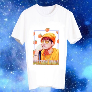 เสื้อยืดสีขาว สั่งทำ เสื้อยืด Fanmade เสื้อแฟนเมด เสื้อยืดคำพูด เสื้อแฟนคลับ JKSW43 แจ็คสัน หวัง Jackson Wang