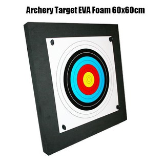 ภาพขนาดย่อของภาพหน้าปกสินค้า(ของเเท้ทำมาจากยางธรรมชาติ หน EVA Foam Target Archery 60x60cm (Not include Target Paper) Made from Real Eva foam rubber จากร้าน baitong_hood บน Shopee