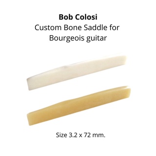 Custom Bone Saddle for Bourgeois (BOB Coloci U.S.A.)
