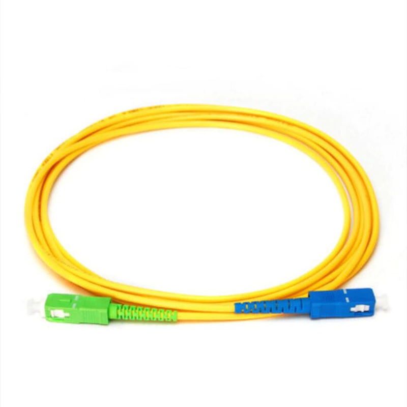 SC APC to SC UPC SC Patch Cord Simplex 3.0mm Single Mode Fiber Patch ...