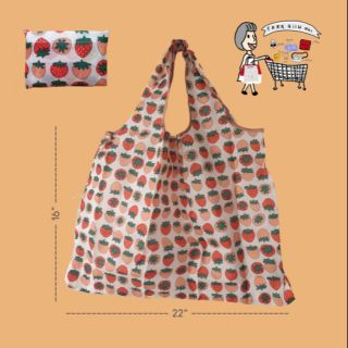 • พร้อมส่ง • Shopping Bag กระเป๋าพับ Tote Bag ลดโลกร้อน