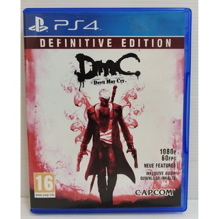 แผ่นPS4 แท้ - DMC Devil May Cry  น่าสะสม แผ่นไม่มีแม้รอยขีดข่วน ✅✅