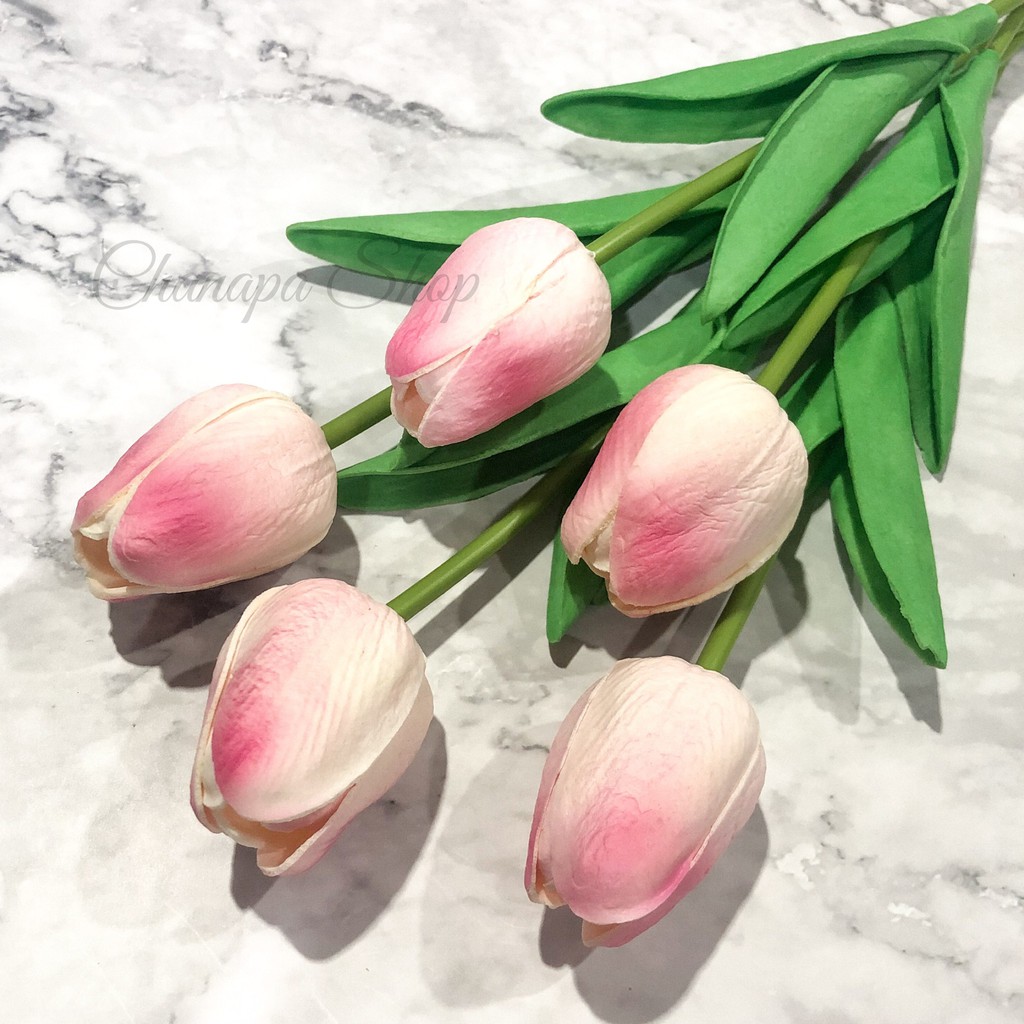 ดอกทิวลิปปลอม ดอกไม้ปลอม ตกแต่งห้อง (พร็อพถ่ายรูป) | Shopee Thailand