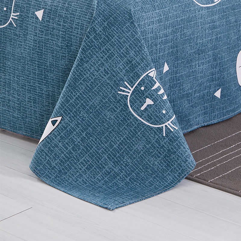ผ้าคลุมเตียง-ผ้ผ้าปูที่นอนผ้าฝ้ายพิมพ์ลายน่ารัก-สีสด-ลายสวย-คุณภาพดี-ขนาด-200-220-cm