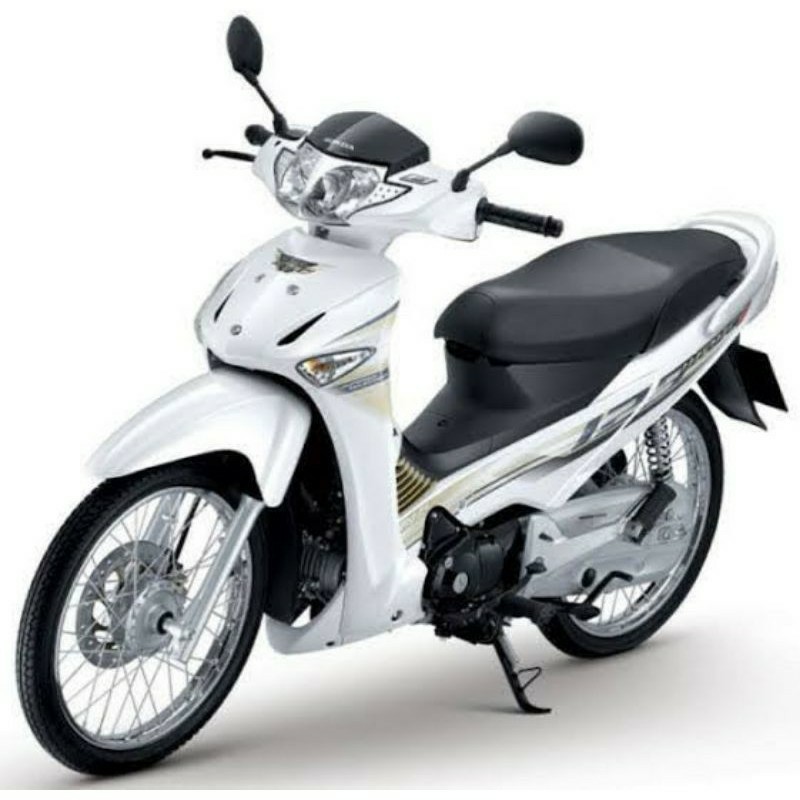 ครีบบังลมwave125บังลมเวฟ125ปากฉลามเวฟ125บังลมในwave125สีดำด่านดำเงาเทาทอง