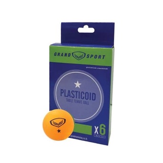สินค้า Grand Sport ลูกปิงปอง Plasticoid 1 ดาว 1*6 รหัส : 378315