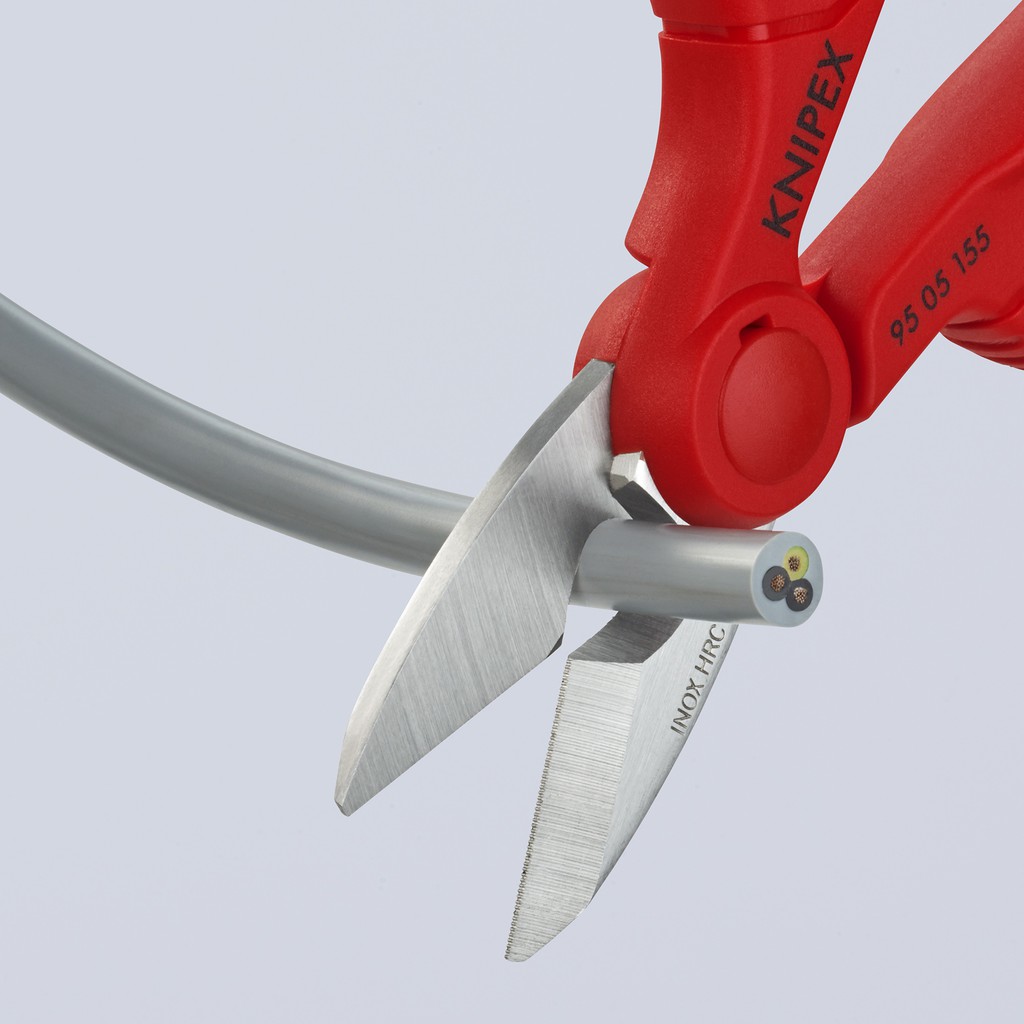 knipex-electricians-shears-กรรไกรอเนกประสงค์สำหรับช่างไฟฟ้า-รุ่น-9505155sb