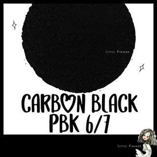 Pigment สีดำ Carbon Black *Non-Toxic* พิกเมนต์สำหรับทำสีน้ำ สีน้ำมัน