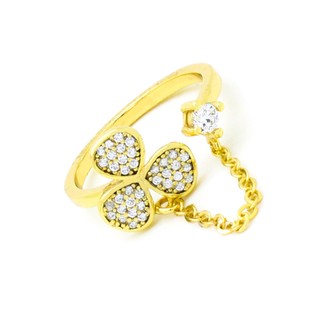 CZMiracle แหวนเพชร รุ่น RL342 - ทอง