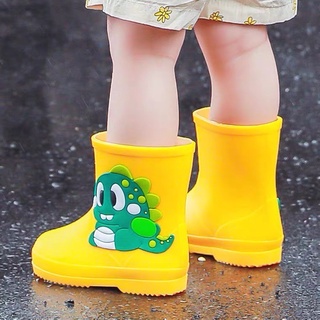 รองเท้าบูทกันฝน รองเท้ากันฝนเด็ก สาวๆรองเท้าบูทกันฝน แฟชั่ นกันฝน กันน้ำ ส้นหนา ฤดูฝน นุ่มสบาย ทนแรงเสียดสี SF3711