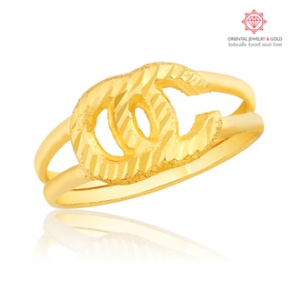 ภาพหน้าปกสินค้าOJ GOLD แหวนทองแท้ นน. ครึ่งสลึง 96.5% 1.9 กรัม OC ขายได้ จำนำได้ มีใบรับประกัน แหวนทอง ที่เกี่ยวข้อง