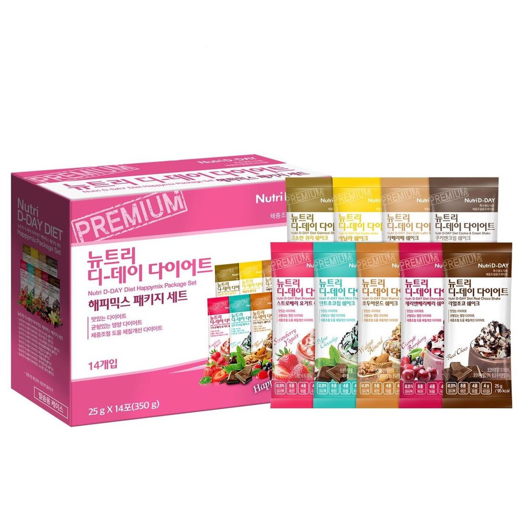 สินค้าของแท้-พร้อมส่ง100-diet-shake-happy-mix-แยกขายเป็นซอง