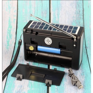 ภาพขนาดย่อของภาพหน้าปกสินค้าวิทยุ วิทยุโซล่าเซลล์ วิทยุพลังงานแสงอาทิตย์ Solar Radio มีบลูทูธในตัว วิทยุธรรมะ วิทยุบลูทูธ วิทยุFM AM/MP3/BT วิทยุพกพ จากร้าน onehappy9 บน Shopee