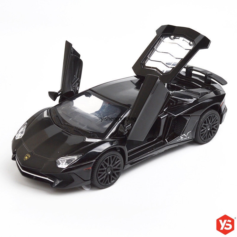 ภาพสินค้าโมเดลรถยนต์ แบบเหล็ก รุ่น Lamborghini-i LP750-4 Aventador ขนาด 1:32 จากร้าน yishengtrading.th บน Shopee ภาพที่ 5