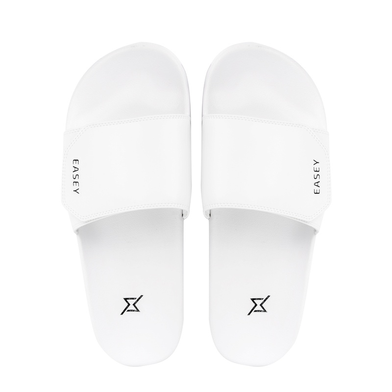 ราคาและรีวิวEasey Odorless Sandals White รองเท้าแตะไร้กลิ่นอับ