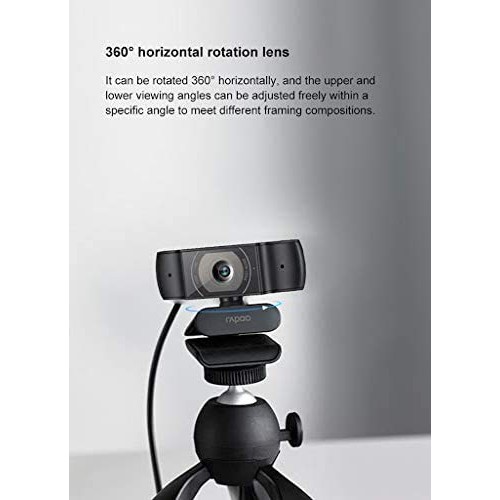 rapoo-c200-web-camera-full-hd-720p-กล้องเว็บแคม-ของแท้-ประกันศูนย์-1ปี