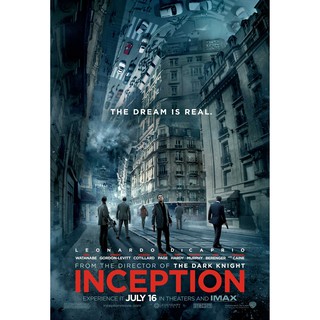 โปสเตอร์หนัง Inception จิตพิฆาตโลก โปสเตอร์ Poster รูปภาพ ภาพติดผนัง โปสเตอร์ภาพพิมพ์ โนแลน Nolan DiCaprio ดิคาปริโอ