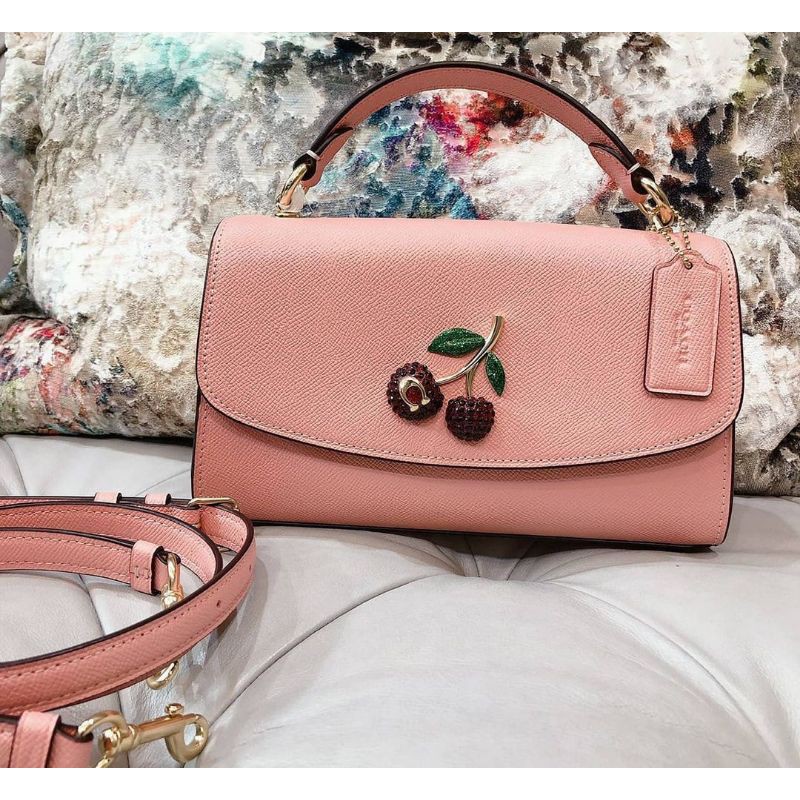 Coach tilly satchel online 23 with cherry