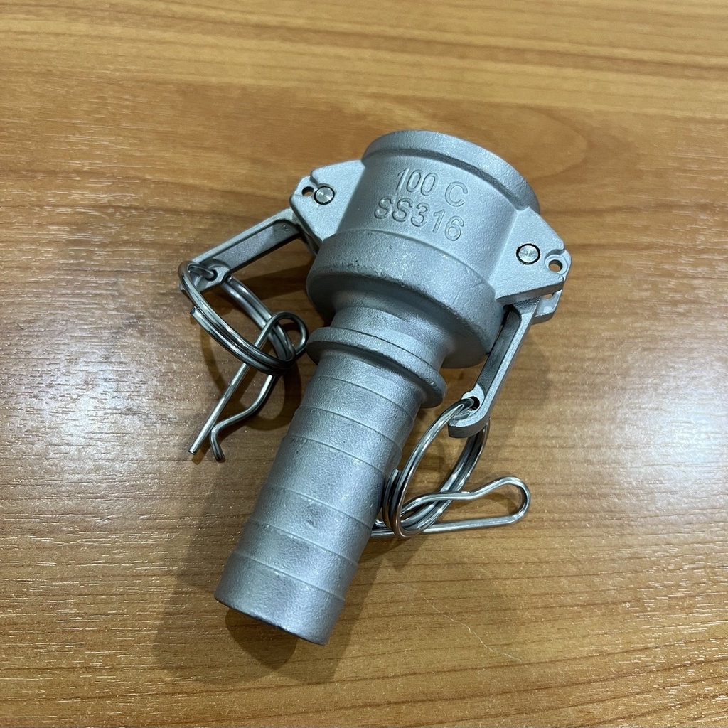 Camlock coupling part C SS316, สแตนเลส316, 1/2