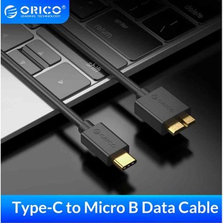 ภาพหน้าปกสินค้าORICO Type-c to Micro B Data Cable USB 3.0 5Gbps High Speed Sync Extension Cord for HDD Enclosure USB-C hard drive ที่เกี่ยวข้อง