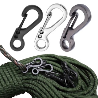 ภาพหน้าปกสินค้าคาราบิเนอร์ ตะขอพวงกุญแจ อลูมิเนียม ขนาดเล็ก Paracord Carabiner Edc 1 ชิ้น ที่เกี่ยวข้อง