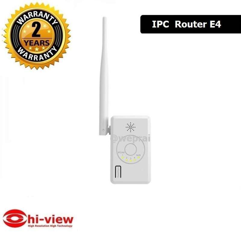 Hiview IPC Router HW-E4 ชุดกล้องวงจรปิดไร้สาย | Shopee Thailand
