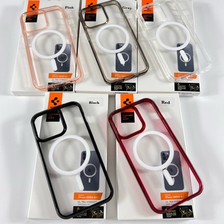 Spg เคสโทรศัพท์มือถือ แบบใส แม่เหล็ก สําหรับ iPhone