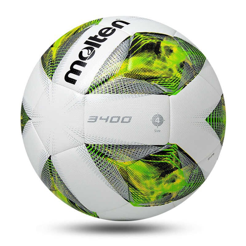 MOLTEN ลูกฟุตบอลหนังเย็บ MOT Football PU pk F4A3400-G เบอร์ 4 (950) แถม ...