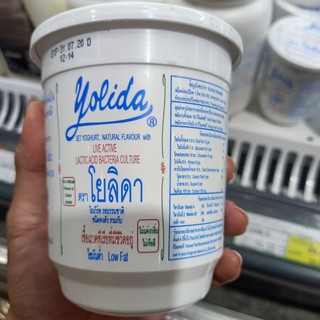 ภาพขนาดย่อของภาพหน้าปกสินค้าแพคคุ่ ถูกกว่า ecook โยเกิร์ต โยลิดา รสธรรมชาติ yoghurt yolida lowfat unsweet 450g จากร้าน janekitphottongpoon บน Shopee ภาพที่ 4