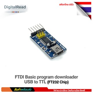 FTDI Basic program downloader USB to TTL (FT232 Chip) | Shopee Thailand
