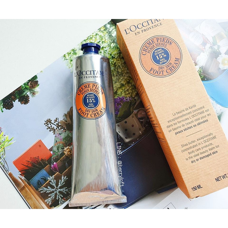 ฉลากไทย-ผลิต2022-loccitane-shea-butter-foot-cream-150-ml