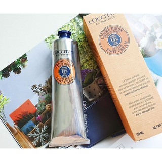 ฉลากไทย ผลิต2022 LOCCITANE Shea Butter Foot Cream 150 ml.