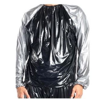 ภาพสินค้ามีราคาส่ง  COPPER Fit ชุดซาวน่า ลดน้ำหนัก (Sauna Suit) สีดำ/เทา FREE SIZE จากร้าน thewinner_shop บน Shopee ภาพที่ 6