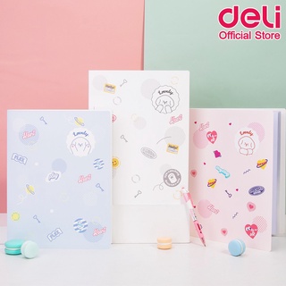 Deli 72493 Display Book แฟ้มสอดเอกสาร A4 มี 30 ซอง (คละลาย 1 ชิ้น) แฟ้ม แฟ้มใส่เอกสาร ซองใส่เอกสาร กระเป๋าใส่เอกสาร