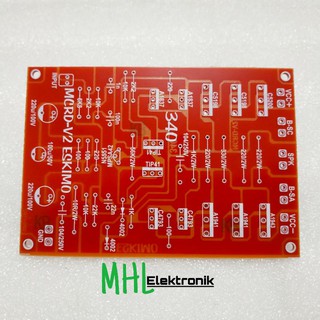เครื่องขยายเสียงโมโนไดรเวอร์ Pcb MCRD V2 Eskimo Type 340 Low Sub