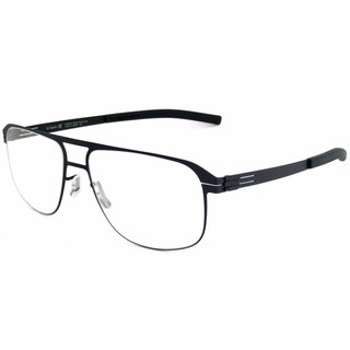 Fashion แว่นตา รุ่น IC BERLIN 013 C-1 สีดำ กรอบแว่นตา สำหรับตัดเลนส์ ทรงสปอร์ต วัสดุ สแตนเลสสตีล ขาข้อต่อ ไม่ใช้น็อต