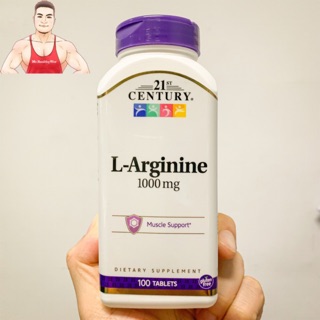 ภาพหน้าปกสินค้า21st Century L-Arginine 1000 mg 100 Tablets เพิ่มฮอร์โมนเพศชาย เสริมสร้างกล้ามเนื้อ ซึ่งคุณอาจชอบราคาและรีวิวของสินค้านี้