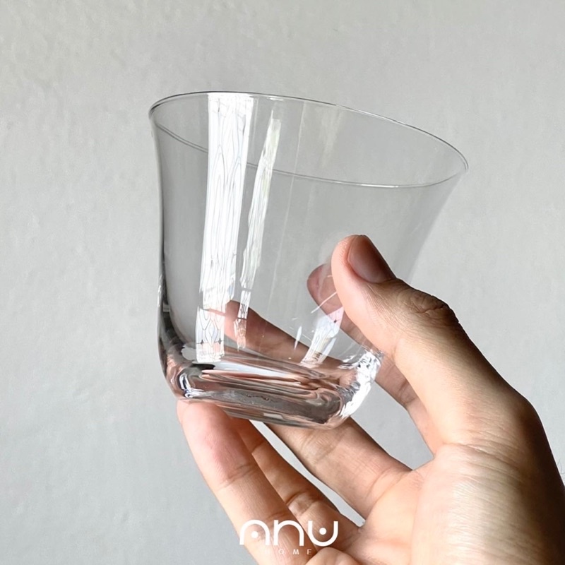 crystal-slim-glass-แก้วดื่มนำ้-สไตล์-ญี่ปุ่นลักษณะโค้งบาง-ไล่ความหนา