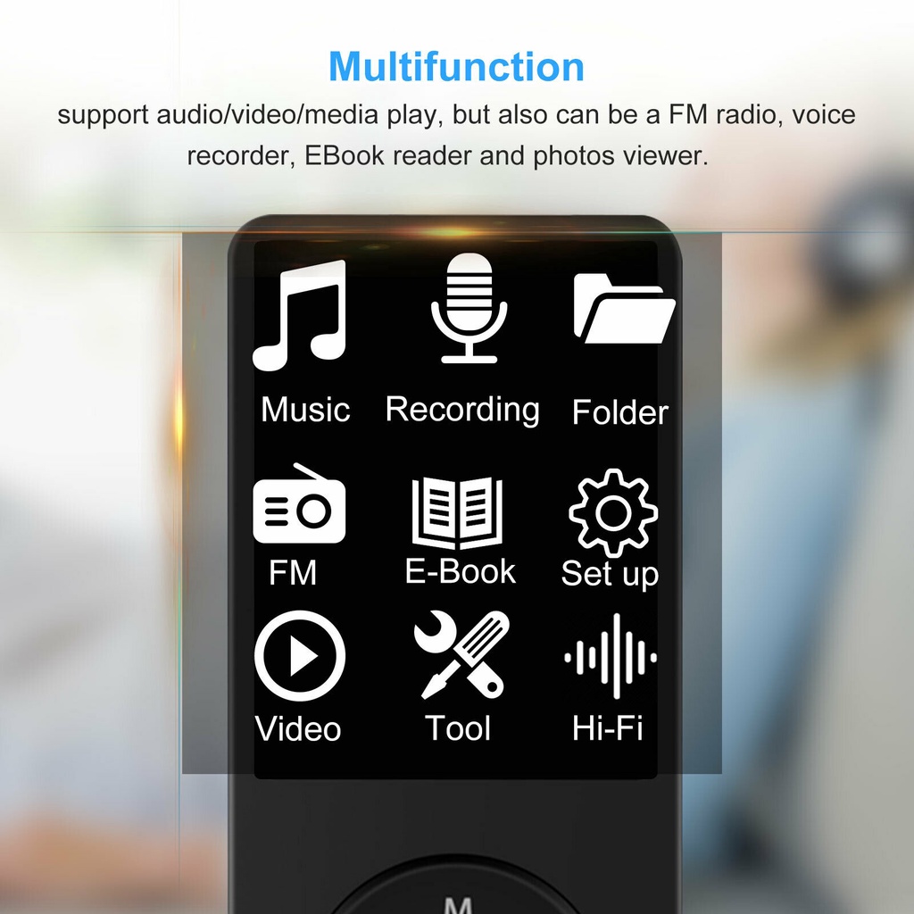 เครื่องเล่นเพลง-mp-3-hifi-16-gb-mp-4-วิทยุ-fm-บลูทูธ