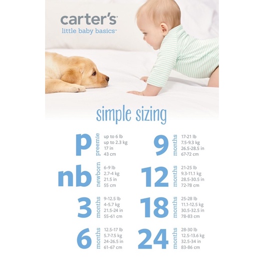 carter-s-บอดี้สูทขาเว้า-สำหรับเด็กอายุ-9-12-เดือน