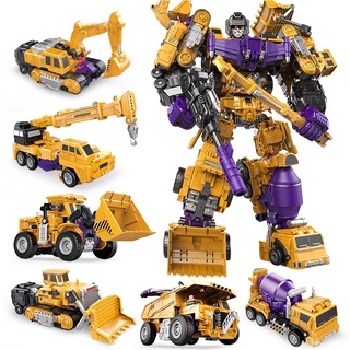 ♘►【In Stock】 Transformer  Hercules Toy Suit Engineering Car Robot Deformation Toy Car Big Boy Toy