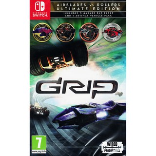 [+..••] NSW GRIP: COMBAT RACING - AIRBLADES VS ROLLERS ULTIMATE EDITION (เกม Nintendo Switch™🎮)