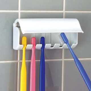 ชั้นวางแปรงสีฟัน ยาสีฟัน แบบติดผนัง ประหยัดพื้นที่ คุณภาพสูง สีขาว สําหรับห้องน้ํา ห้องครัว